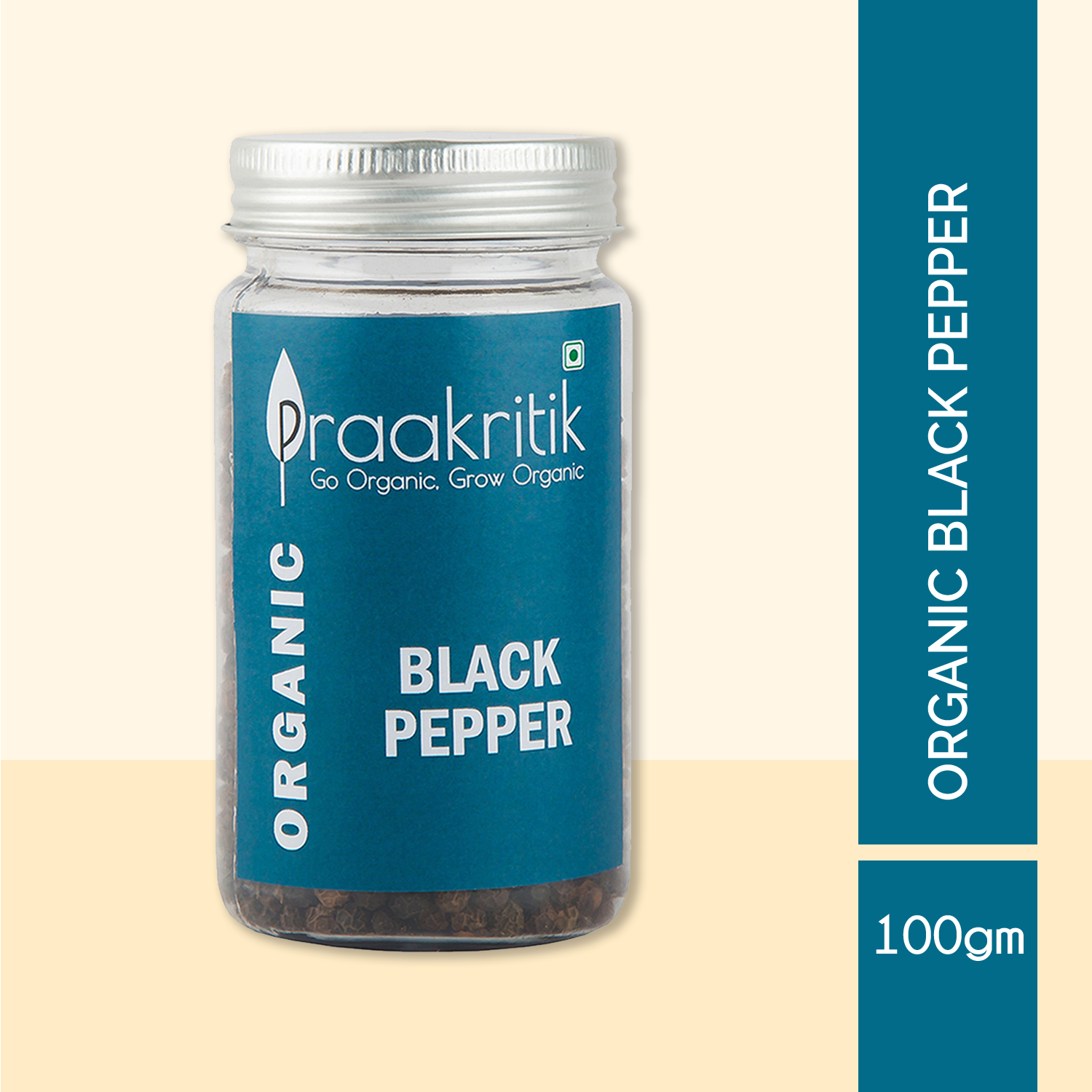 Organic Black Peppercorns | 100 G | Praakritik